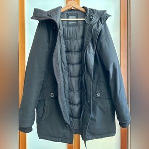 Zara Black Puffer Jacket